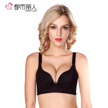 laisla金汤 专业高强度防震运动文胸内衣无钢圈大码文胸罩背心式胸罩薄款 黑色 75C