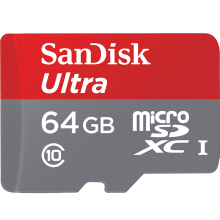 闪迪（SanDisk）至尊高速移动MicroSDXC UHS-I存储卡 TF卡 64GB Class10 读速80Mb/s