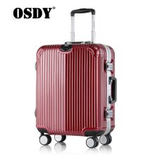 OSDY铝框登机箱20寸拉杆箱24寸万向轮旅行箱26/29寸 5166 红色 29寸